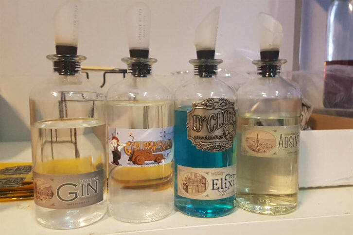 La Gamme Herbals Dr Clyde : Gin, absinthe, elixir