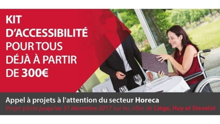 Kit d'accessibilité des PMR pour l'Horeca
