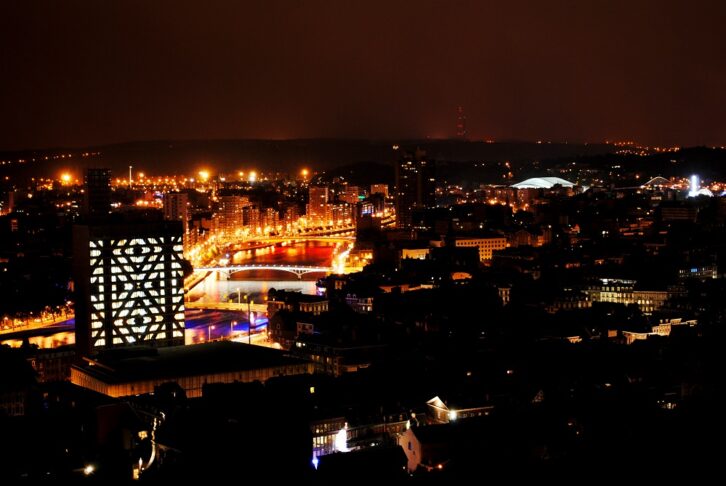 La cité administrative durant la Nuit des Coteaux