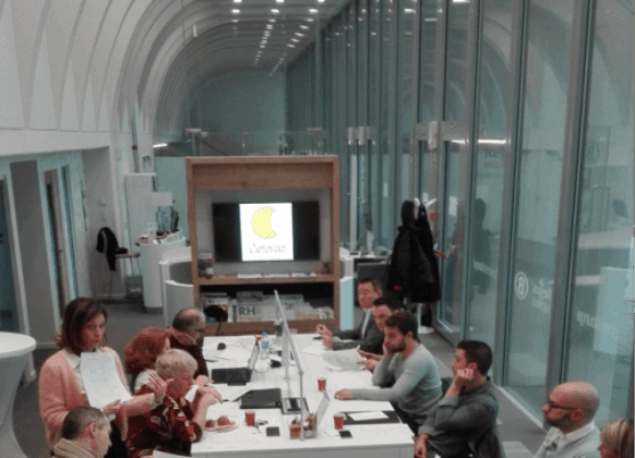 PHOTO 1 Préparation du pitch atelier Pitch REGUS